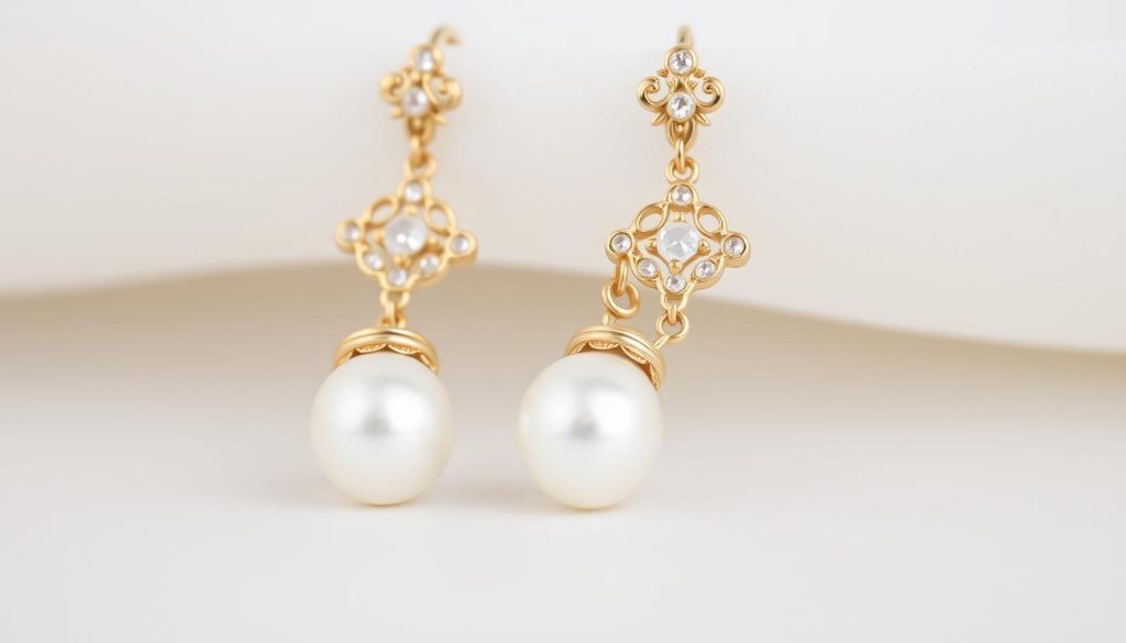 pearl earrings
