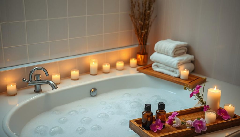 relaxing bath